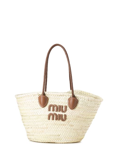 Straw bag MIU MIU | 5BG206VSLO2DDHF0A5T